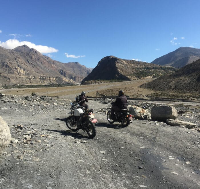 Motorcycle Ride road trip to Manang
